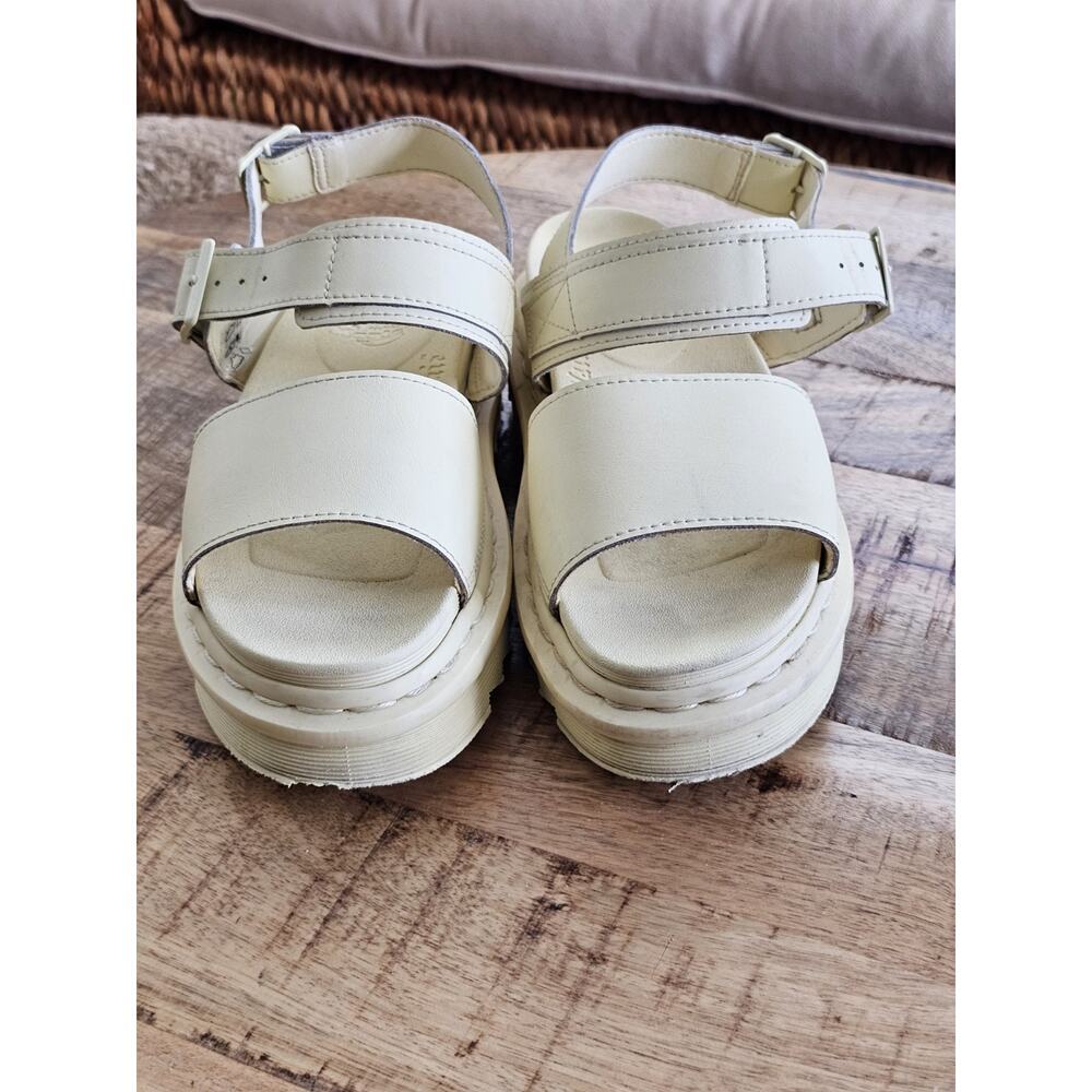 Dr Martens Voss Mono Women's Light Yellow Leather Sandals size US 7 - Picture 4 of 12